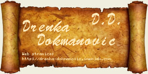 Drenka Dokmanović vizit kartica